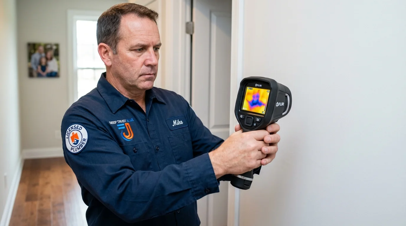 Thermal imaging leak detection by Johns Plumbing LLC in Simmesport
